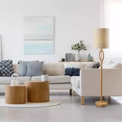 Natural Mayfair Open Floor Lamp