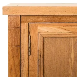 Natural Oak 4-Drawer Charlotte Sideboard