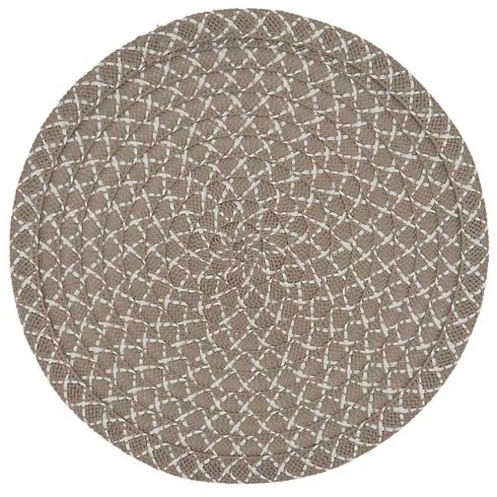 Natural Paper Woven Placemats, Set of 4