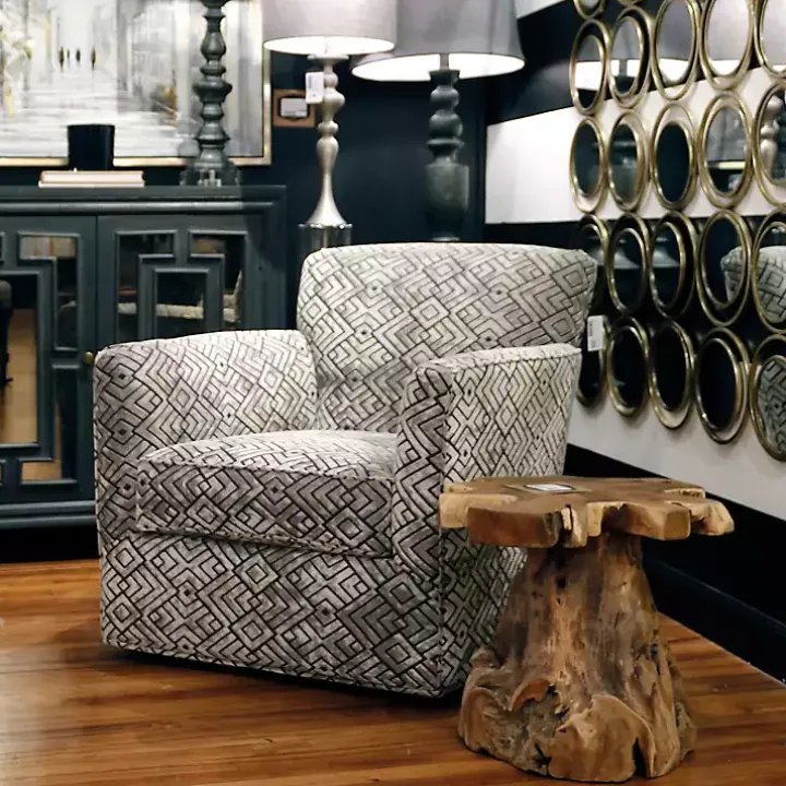 Natural Preserved Teak Wood Root Accent Table