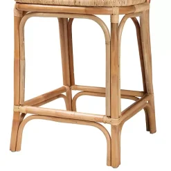 Natural Rattan Adrena Counter Stool