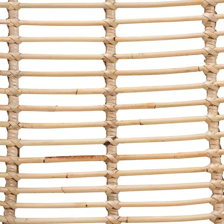 Natural Rattan Manhattan Dining Chairs, Set of 2