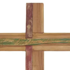 Natural Reclaimed Wood Cross Wall Plaque