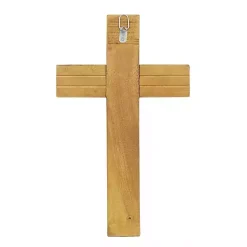 Natural Reclaimed Wood Cross Wall Plaque