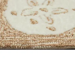 Natural Sand Dollar Outdoor Accent Rug