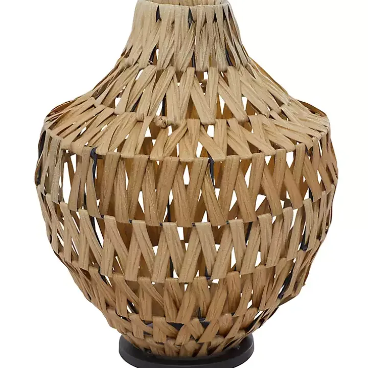 Natural Seagrass Tapered Neck Coastal Vase