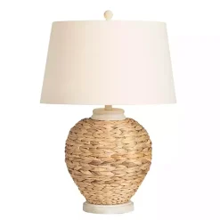 Natural Seagrass Woven Table Lamp