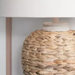 Natural Seagrass Woven Table Lamp