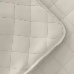 Natural Stitched Diamond 3-pc. Queen Quilt Set