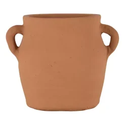 Natural Terracotta Vase with Handles