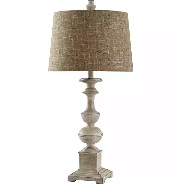 Natural Traditional Farmhouse Table Lamp