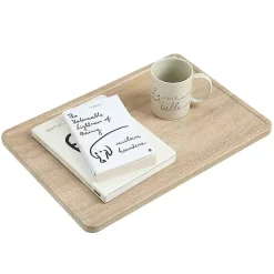 Natural Wood Bedside Shelf