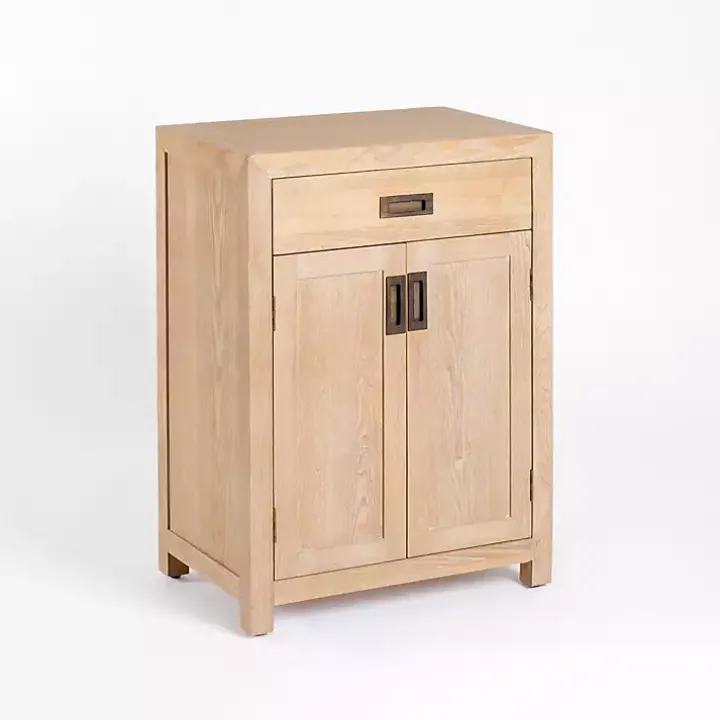 Natural Wood Closed Modular Cabinet