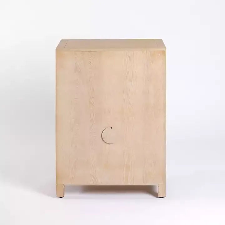 Natural Wood Closed Modular Cabinet
