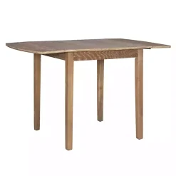 Natural Wood Drop Leaf Dining Table