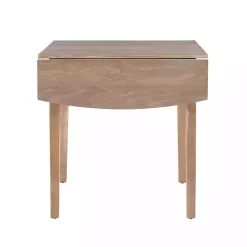 Natural Wood Drop Leaf Dining Table