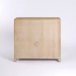 Natural Wood Glass Door Modular Cabinet