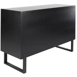 Natural Wood Mosaic Paneling Cabinet