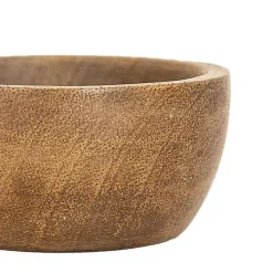 Natural Wood Pinch Bowls, Set of 3