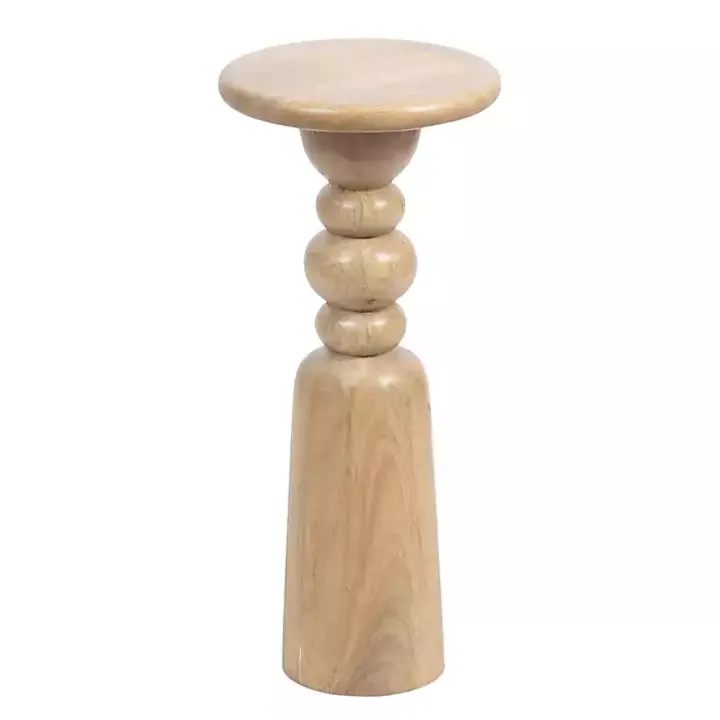 Natural Wood Tirollo Accent Table