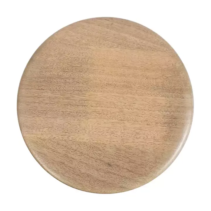 Natural Wood Tirollo Accent Table