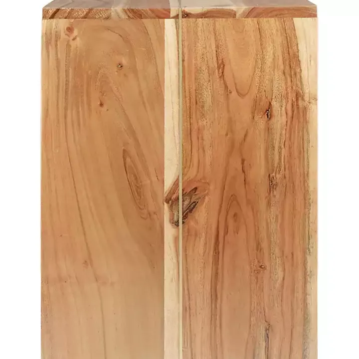 Natural Wood Umed Accent Table