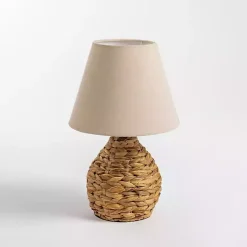 Natural Woven Seagrass Table Lamp