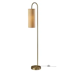 Natural Woven Shade Malina Floor Lamp