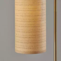 Natural Woven Shade Malina Floor Lamp
