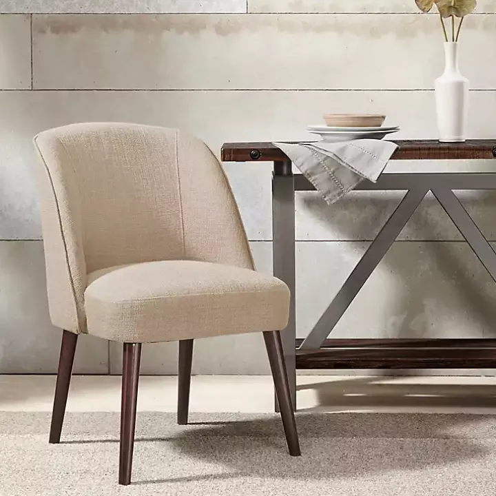 Natural Wraparound Back Dining Chair