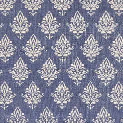 Navy and White Decorative Placemats, Set of 4