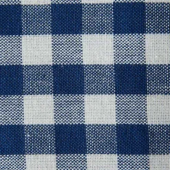 Navy and White Mixed Check Towels, Set of 3