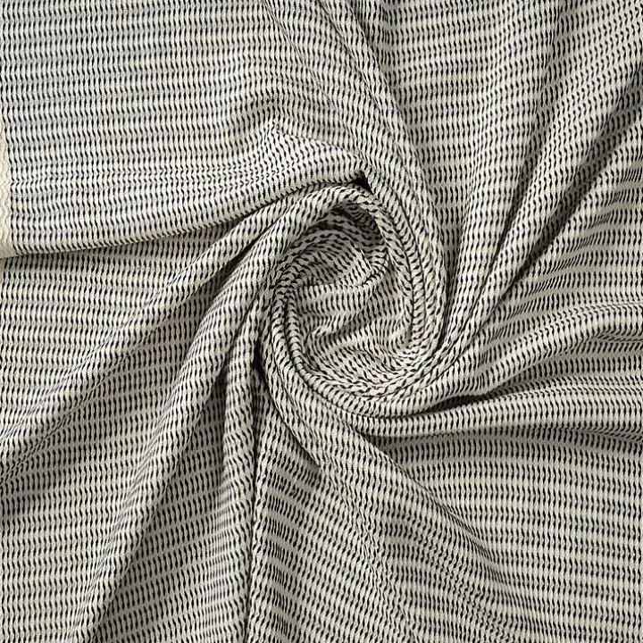 Navy and White Stripes Cotton Throw