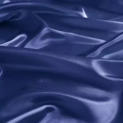 Navy Blue Satin 6-pc. Queen Sheet Set