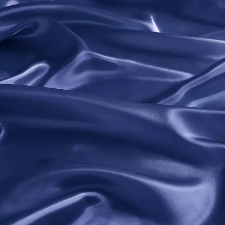 Navy Blue Satin 6-pc. Queen Sheet Set