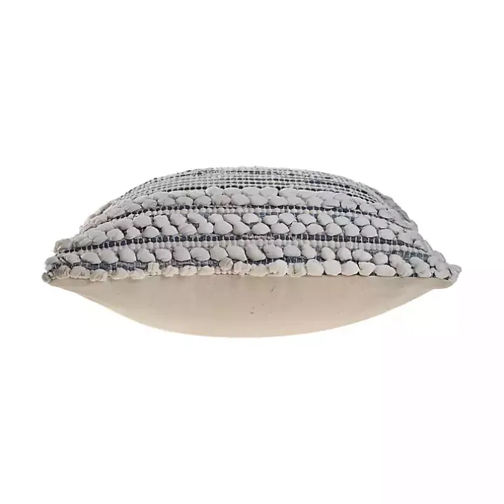 Navy Bold Textured Pillow