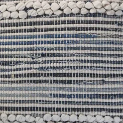 Navy Bold Textured Pillow