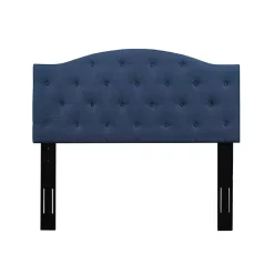 Navy Bryne Button Tufted Full/Queen Headboard