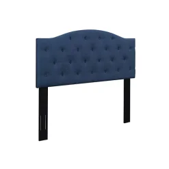 Navy Bryne Button Tufted Full/Queen Headboard