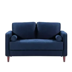 Navy Chelsea Modern Loveseat