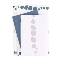 Navy Dots Reversible 3-pc. King Duvet Cover Set