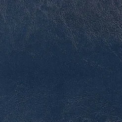 Navy Faux Leather Jessy Storage Ottoman