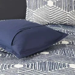 Navy Jacquard 3-pc. California King Comforter Set