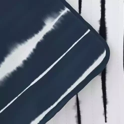 Navy Linear Reversible 2-pc. Twin Quilt Set