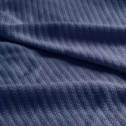 Navy Liquid Cotton King Blanket