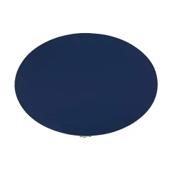 Navy Oval Decklyn Accent Table