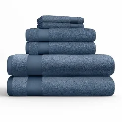 Navy 6-pc. Essential Cotton Bath Towels