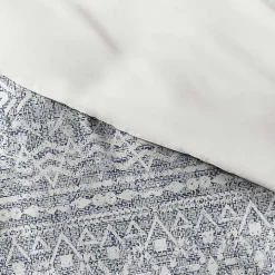 Navy Rustic Modern 2-pc. Twin Duvet Cover Set