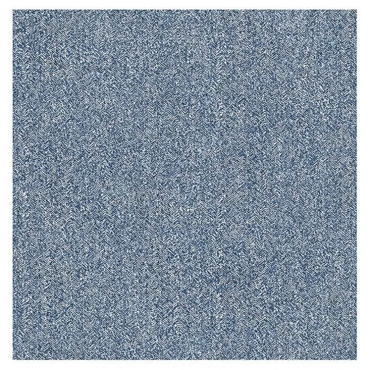 Navy Textured Cross Woven Peel & Stick Wallpaper