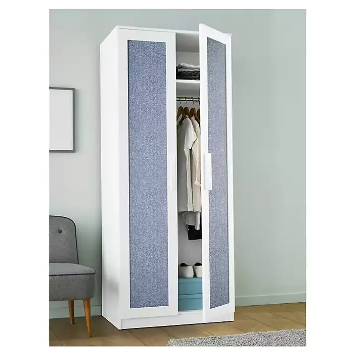 Navy Textured Cross Woven Peel & Stick Wallpaper